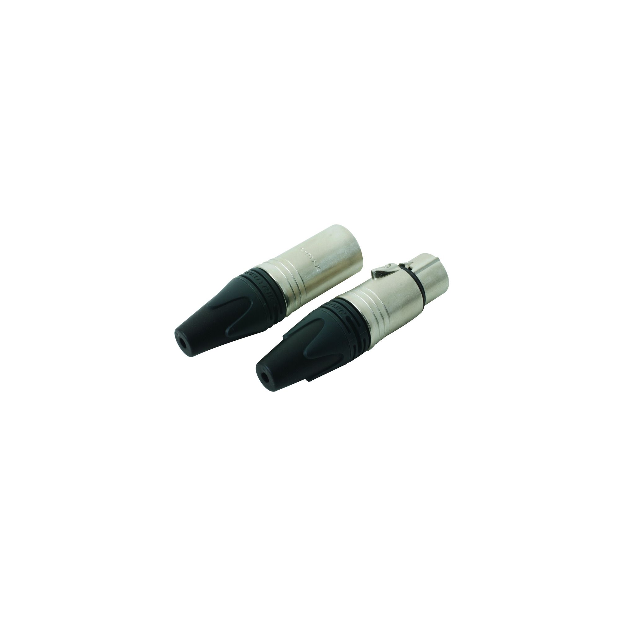 XLR Male and Female Silver Twin Pack