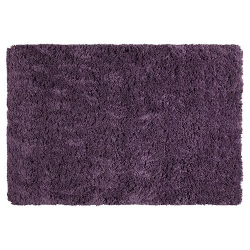 Image of Tesco Soft Shaggy Rug 100 X 150cm, Plum
