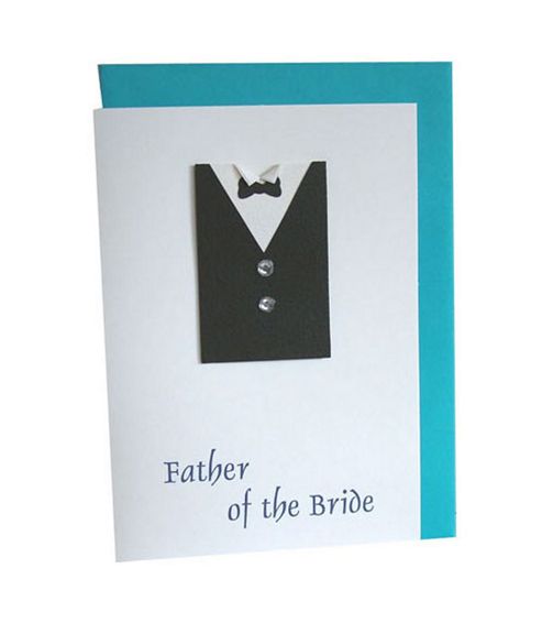 Image of Little Gem Father Of The Bride Wedding Card