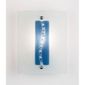 Endon Lighting Wall Light with Blue Pebble Glass