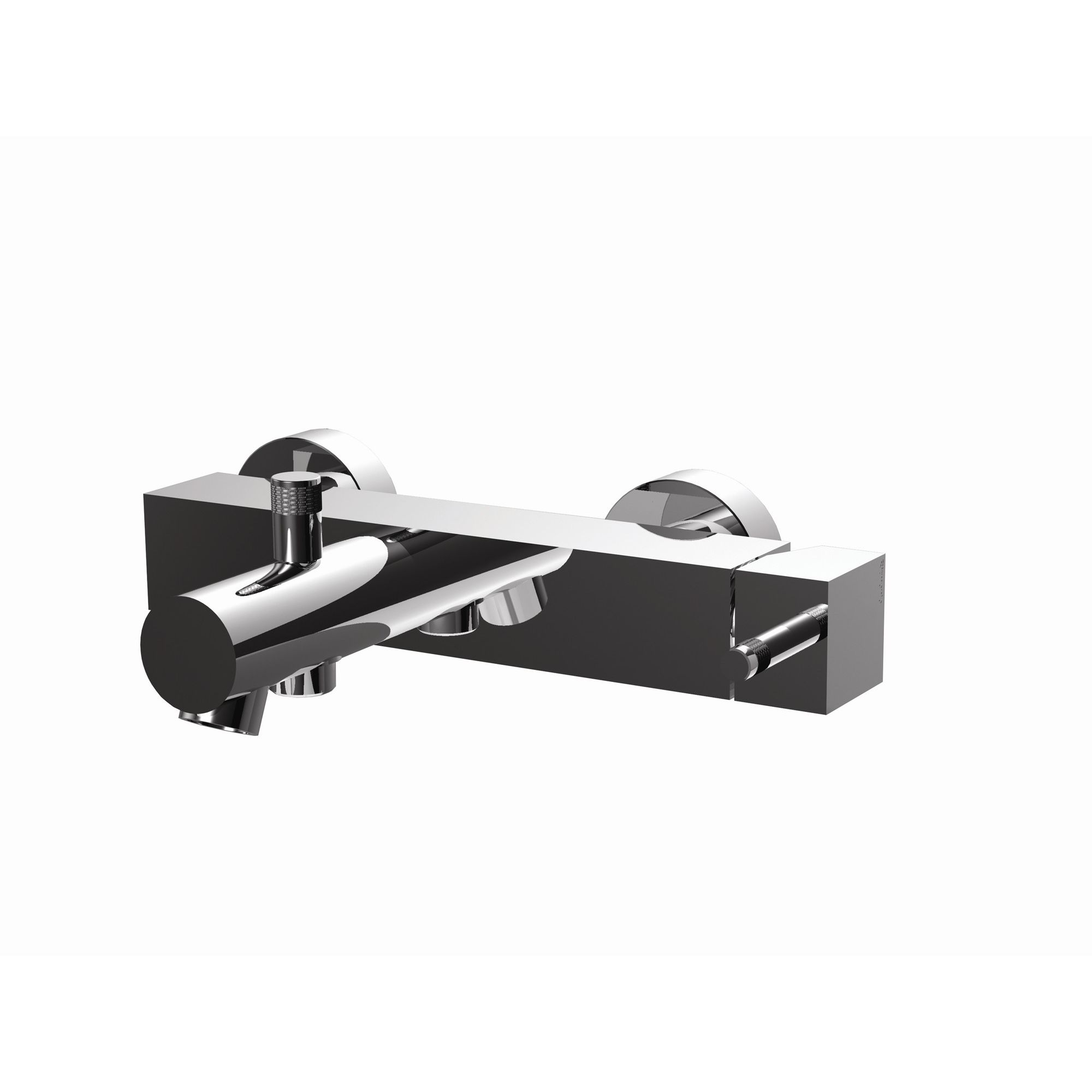 Rubinetterie Ritmonio Latoperlato Wall Mounted Bath Mixer Tap in Chrome at Tesco Direct