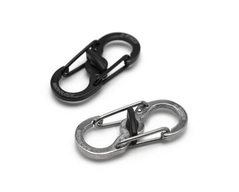 Image of Nite Ize S-biner Microlock Double Gated Carabiner Stainless Pair