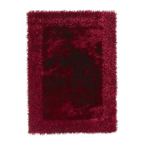 Image of Oriental Carpets & Rugs Sable 2 Red Tufted Rug - 170cm L X 120cm W