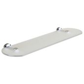 Gedy Edera Semi Frosted Glass Shelf in Chrome