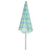 Tesco Garden Parasol 1.5m - Blue Stripe