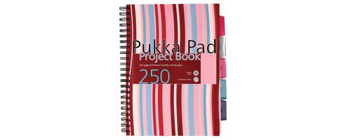 Image of Pukka Pad Project Book A5 250 Pages Ruled Feint Proba5