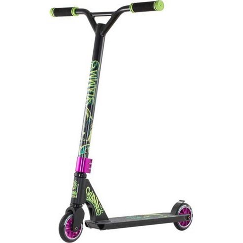 Image of Slamm Mischief Ii Rebel Black/green/purple Stunt Scooter