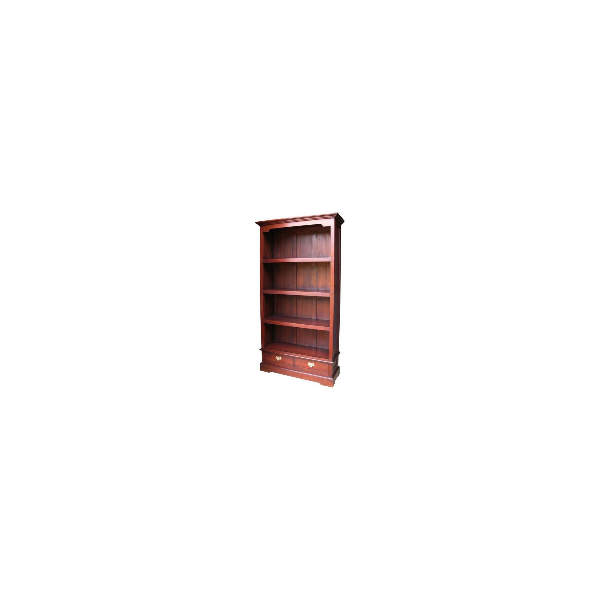 Lock stock and barrel Mahogany Standard 2 Drawer Bookcase in Mahogany at Tesco Direct