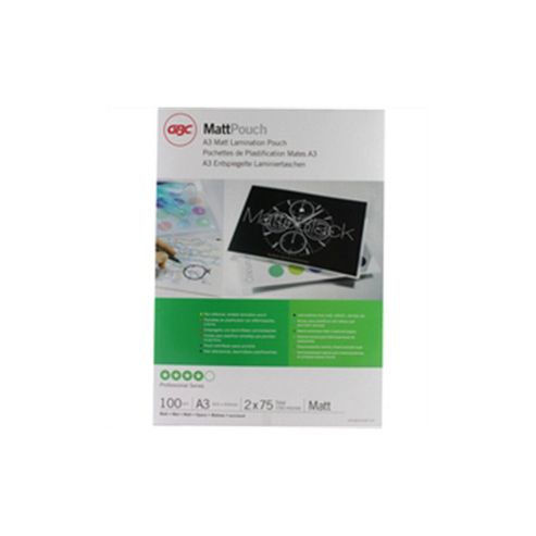 Image of Acco Gbc Laminating Pouch A3 Matt 150micron Pack Of 100 41660e