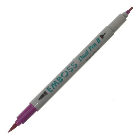 Image of Dual Emboss Pen 2 Peony Purple