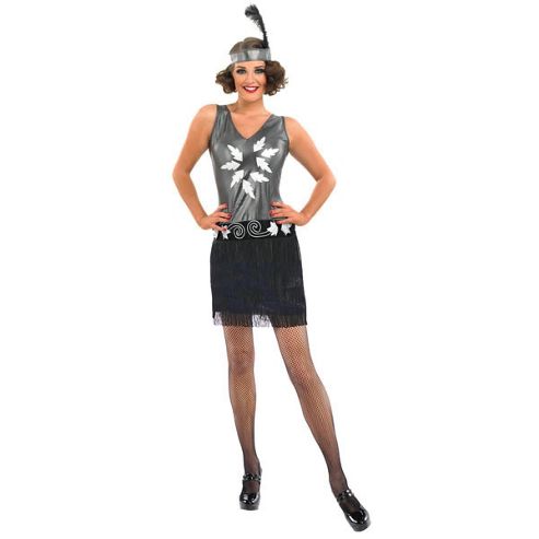 Image of 1920's Cocktail Dress - Adult Costume Size: 8-10