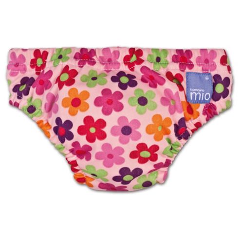 Image of Bambino Mio Swim Nappy - Small Pink Daisy 5-7kg