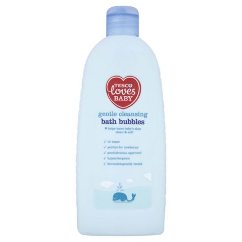 Image of Tesco Loves Baby & Toddler Gentle Cleansing Bath Bubbles