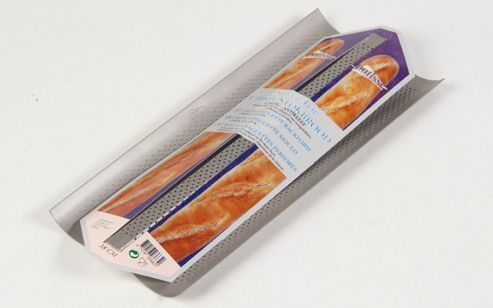 Image of Patisse Silver Top Range 2 Slot Non Stick French Baguette Tray