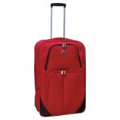 Beverly Hills Polo Club 2-Wheel Suitcase, Red & Black Small
