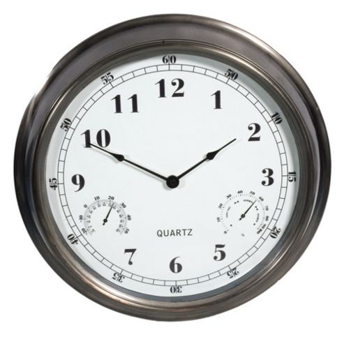 Image of Town And Country Outdoor Weather Station Wall Clock