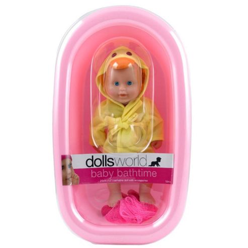 Image of Dolls World Baby Bathtime