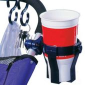 Prince Lionheart Pushchair Expandable Cup Holder Swivel Base Four BONUS S Hooks