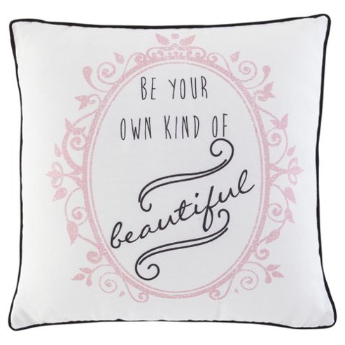 Image of Beautiful Word Cushion 43 X 43cm