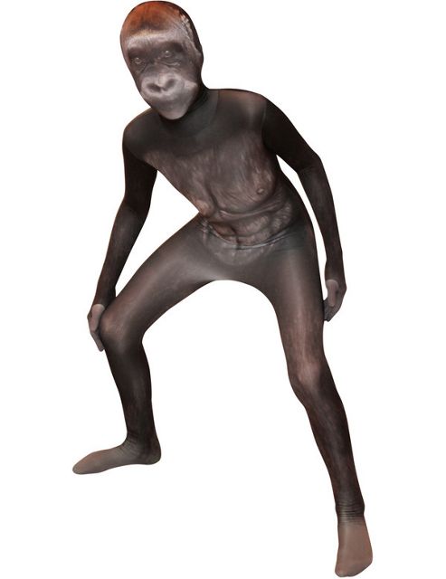 Image of Silverback Gorilla Morphsuit Large