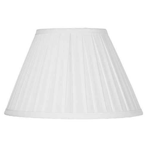 Image of Endon Lighting 1 Light Hand Made Empire Box Pleated Shade - 16"