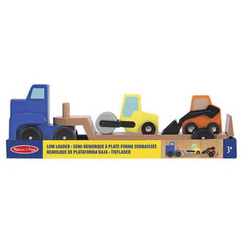 Image of Wooden Toys - Low Loader - Melissa & Doug