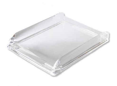 Image of Rexel Nimbus Letter Tray Self-stacking Acrylic Clear Ref 2101504
