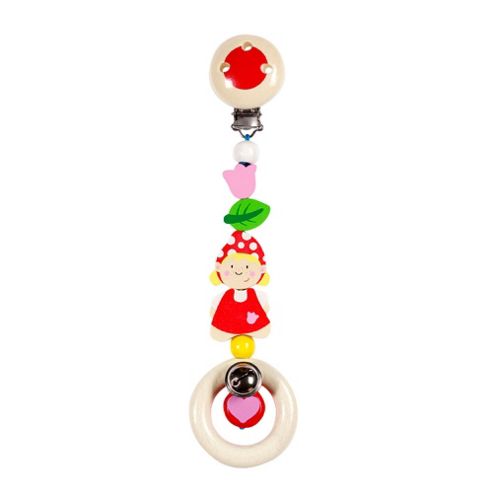 Image of Heimess 735420 Wooden Clip On (mrs Gnome)