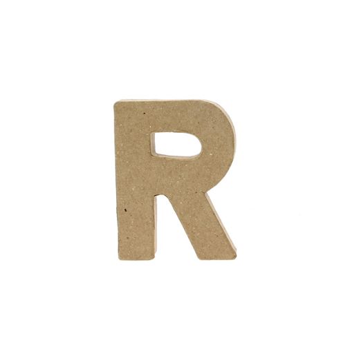 Image of Small Kraft Letter - R