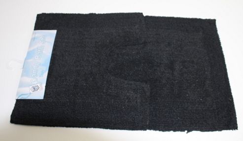 Image of Dandy Pedestal Black Bath Set - 80cm X 50cm