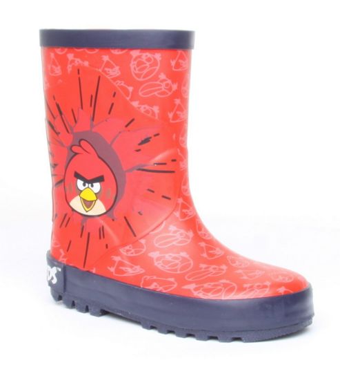 Image of Angry Birds Angry Birds Jb Aw 13 Wellington Boot - Red