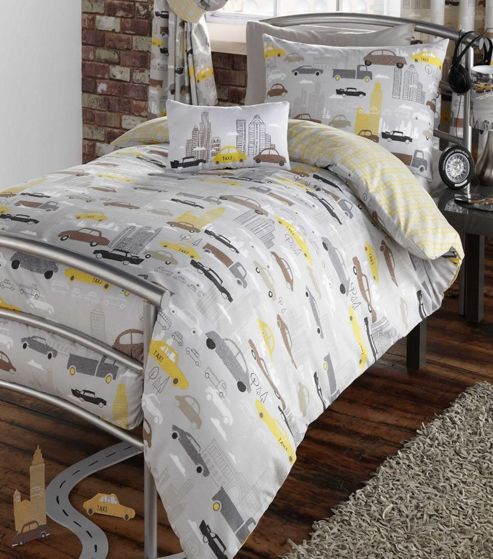 Image of Metropolis Boys Bedding, Single Duvet
