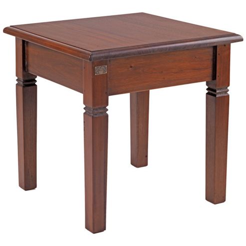 Image of Aspect Design By Wayfair Mahogany Village Batavia Lamp Table