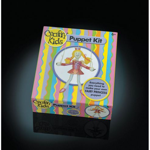 Image of Crafty Kids Puppet Kit - Make Your Own Fairy Princess Puppet 6yrs+