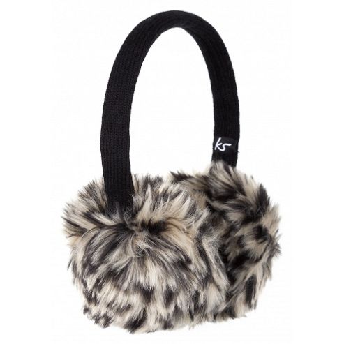 Image of Audio Earmuff Leopard Print Fur
