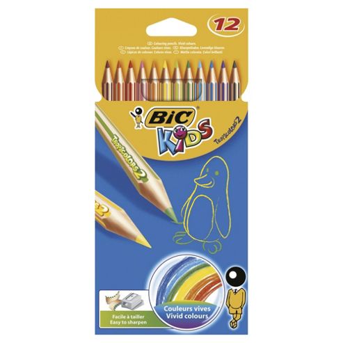 Image of Bic Kids Tropicolors Colouring Pencils, 12 Pack