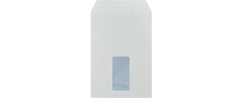 Image of Envelope C5 Window 90gsm White Self-seal Pack Of 500 Boxed Wx3406