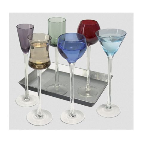 Image of Artland 7 Piece Long Stem Liquer Glasses