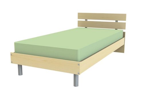 Image of Ashcraft Matrix Bed Frame - Double (4' 6") - Walnut