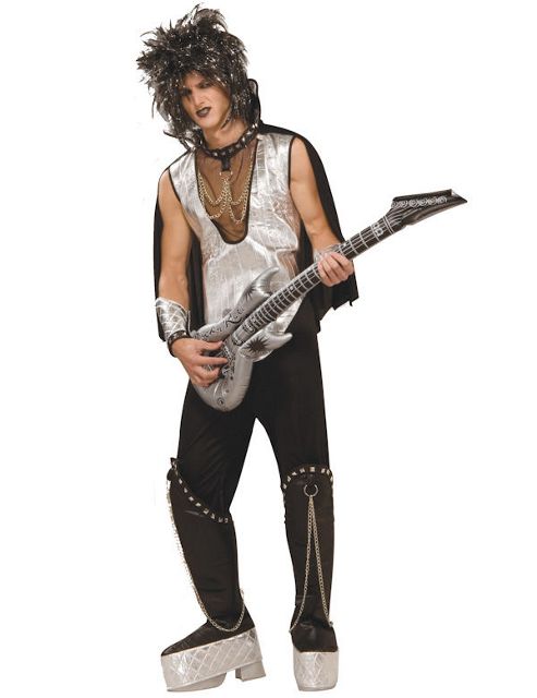 Image of Adult 80s Rock On Costume