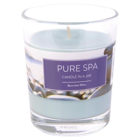 Image of Tesco Pure Spa Candle In A Jar