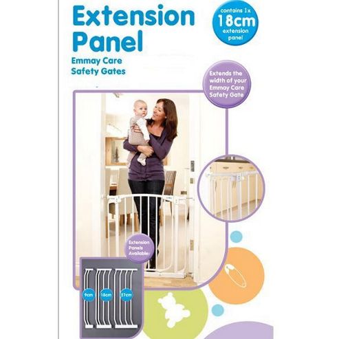 Image of Emmay Care 18cm Extra Tall Gate Extension White