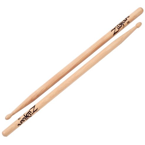 Image of Zildjian 5b Wood Tip Hickory Drumsticks - Pair