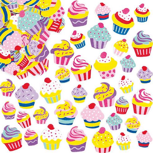 Image of Cupcake Foam Stickes (pack Of 120)
