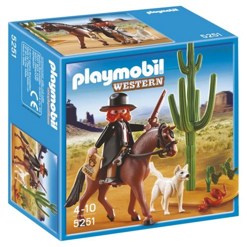 Image of Playmobil Western - Sheriff With Horse