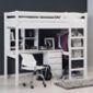 Verona Rimini High Sleeper Student Set with Storage - Whitewash