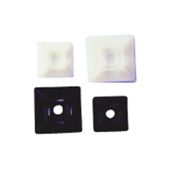 100Pack Small Electrical Cable Wire Tie Fixing Base White