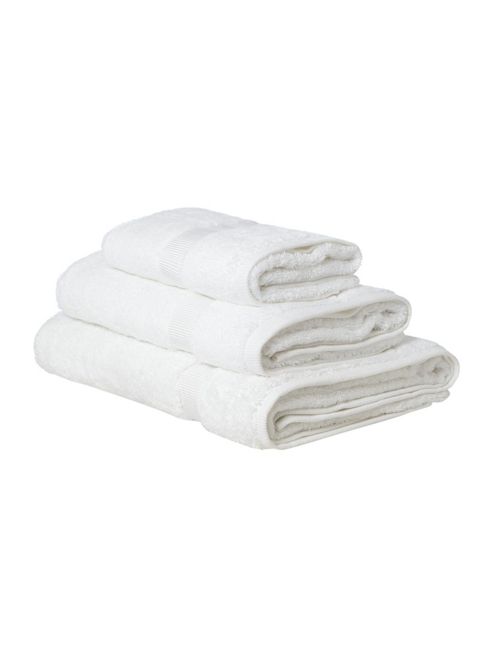 Image of Luxury Hotel Collection Cotton Modal 65gsm Hand Towel In White