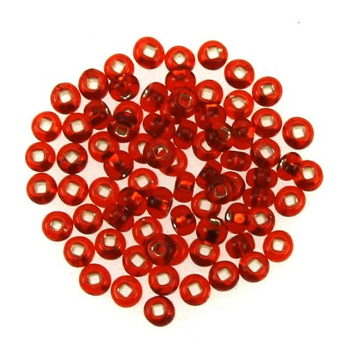 Image of Czech Seed Bead 6/0 S/l Orange