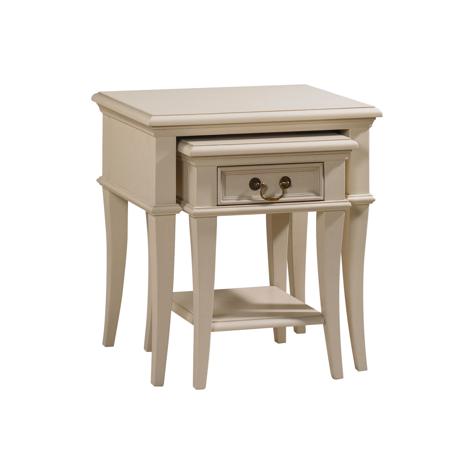 YP Furniture Country House Nest of Two Tables - Ivory at Tesco Direct